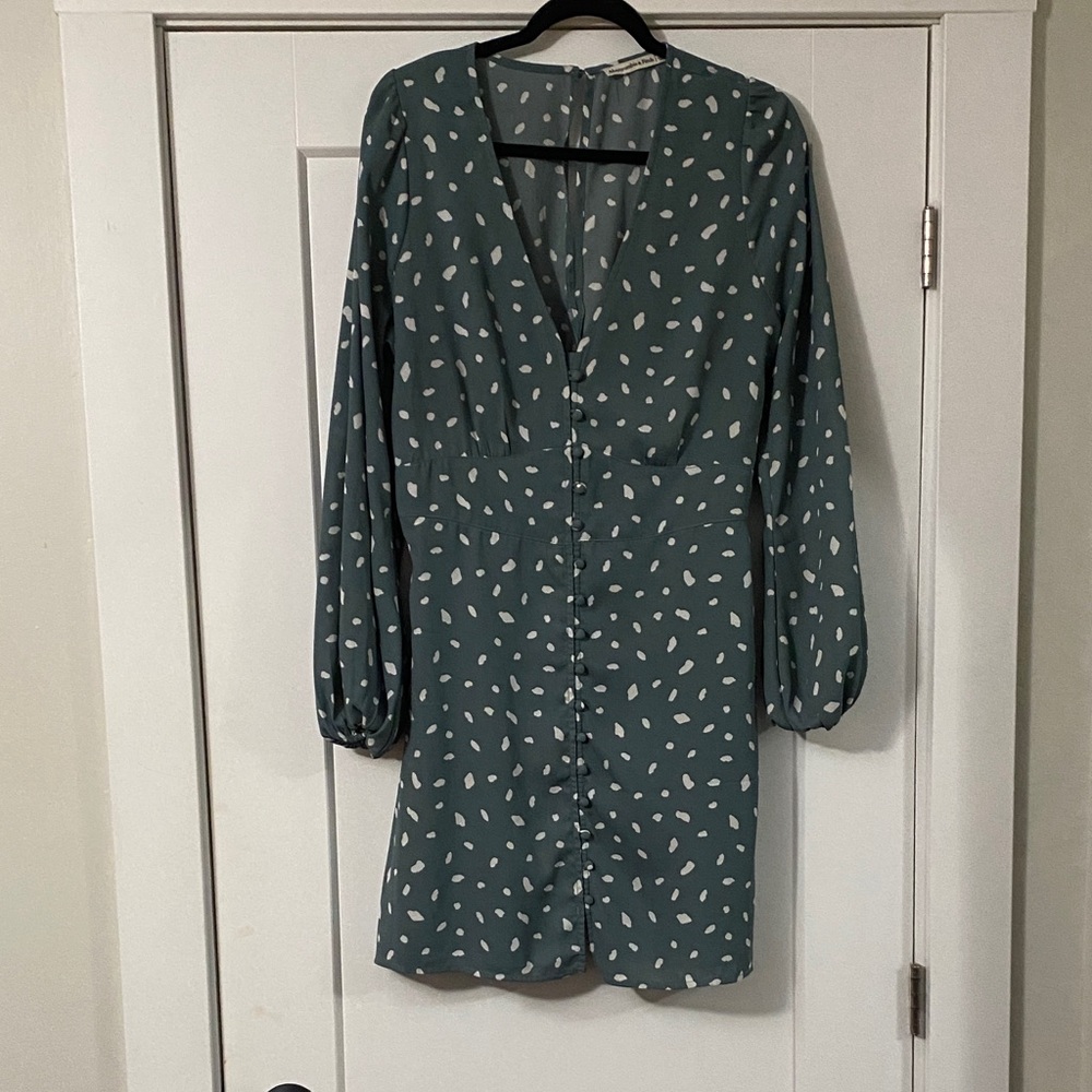 Abercrombie & Fitch Green Pastel Mini Dress
